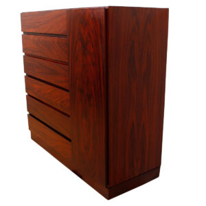 Danish Modern Rosewood Storage ‘Gents’ Chest / Dresser