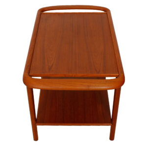 Niels Moller Danish Teak Bar / Accent Table with Handles