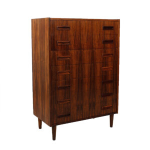 Petite Danish Rosewood Tall Dresser / Chest