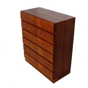 Vinde Danish Rosewood Tall Dresser/Organizer