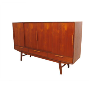 Danish Modern Teak Highboard / Bar Cabinet