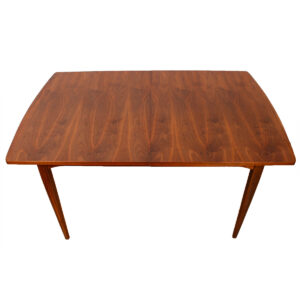 MCM Walnut Expanding Dining Table by Drexel