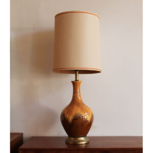 Mid Century Modern ‘Drip Paint’ Table Lamp