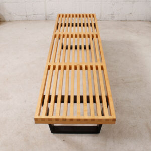George Nelson For Herman Miller Blonde Slat Bench-Coffee Table