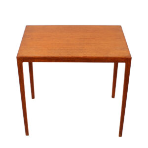 Tall & Slim Danish Teak Accent / Side Table by Haslev