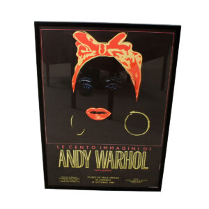 Vintage Andy Warhol Exhibition Poster