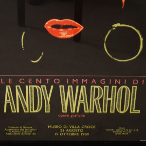 Vintage Andy Warhol Exhibition Poster