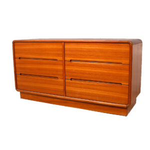 Curvaceous Teak Compact Dresser