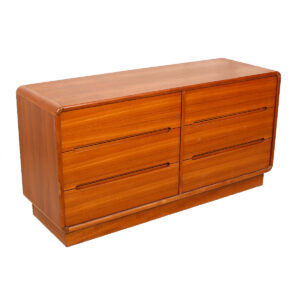 Curvaceous Teak Compact Dresser