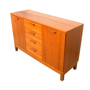 Tall Mid-Sized Teak Sideboard / Credenza