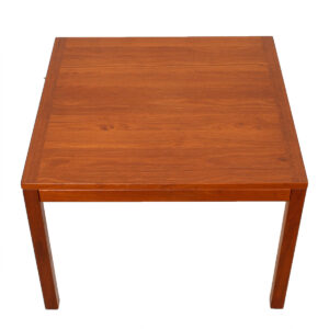 Danish Modern Vejle Stole Teak Square Accent Table