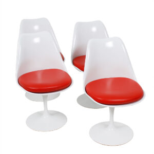 Knoll Tulip Dining Set w/ 4 Chairs