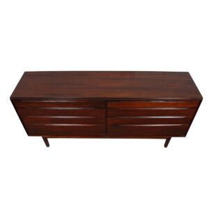 Ib Kofod Larsen Danish Rosewood 8 Drawer Dresser / Credenza