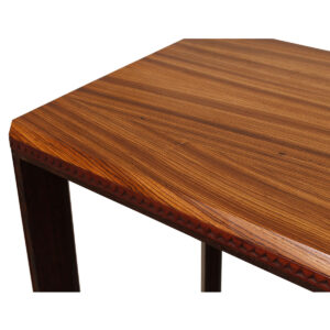 Exotic Solid Wood Tall Designer Console / Desk / Sofa Table