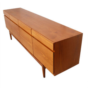 Kofod-Larsen Model No. 66 Super-Long Teak Sideboard by Faarup