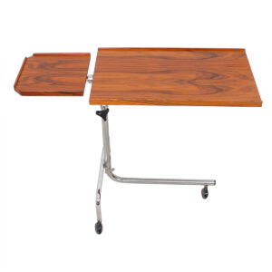 Danish Rosewood & Chrome Adjustable Tray / Music Table