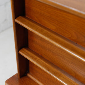 MCM Kent Coffey Tall Walnut Dresser