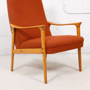 Norwegian Modern Tallback Lounge Chairs