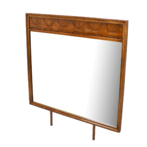 Mid Century Walnut Brasilia Dresser Mirror