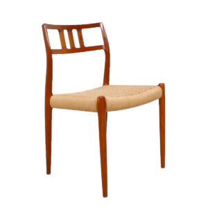 Set of 8 Danish Modern Teak Niels Moller #79 Dining Chairs