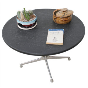 Early La Fonda Slate Top Table w/ Chrome Base – Eames for Herman Miller
