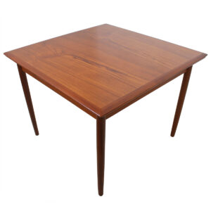 Danish Modern Teak Expanding Square-to-Rectangle Dining Table
