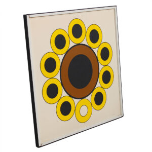 Mid Century MOD Sunflower Artwork