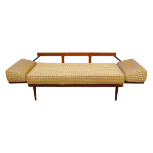 Peter Hvidt Danish Modern Teak Convertible Daybed Lounger