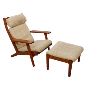 Hans Wegner GE 290 High Back Lounge Chair for GETAMA