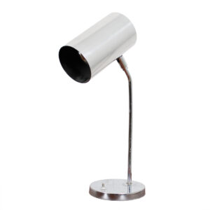 Stylish 70’s Koch & Lowy Style Adjustable Chrome Desk Lamp