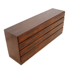 Pair of Arne Wahl Iversen Rosewood 8 Drawer Dressers