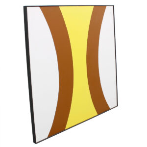 Large Graphic Painting, Signed, 1971