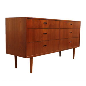 Falster Danish Modern Teak Compact Dresser – Sideboard