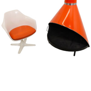 Mid Century MOD Swivel Accent Chair