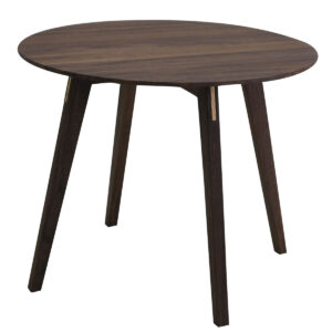 NEW Blum & Balle Circle Walnut Accent Table for GETAMA