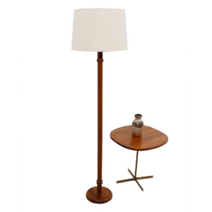 The Danish Modern Teak ‘Ribbed’ Floor Lamp
