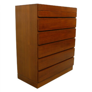 Danish Modern Tall Teak ‘Organizer’ Dresser #1