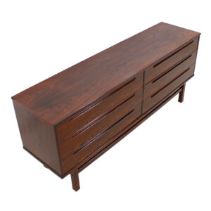 Danish Modern Rosewood 6 Drawer Dresser by Torring