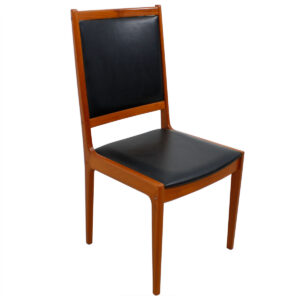 Kofod Larsen Set of 6 Tall & Wide Danish Teak Dining Chairs