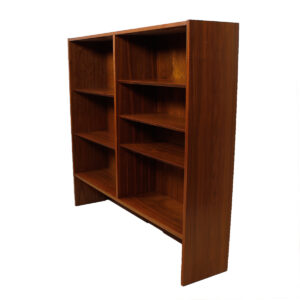 Condo Sized Danish Walnut Bookcase / Display Cabinet