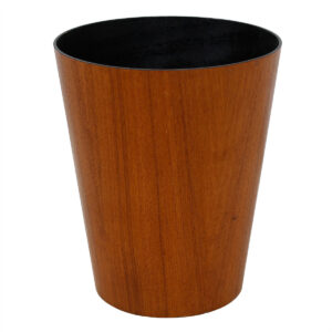 Small Danish Modern Teak Waste Basket
