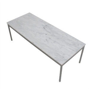 Florence Knoll Chrome & Marble Coffee Table