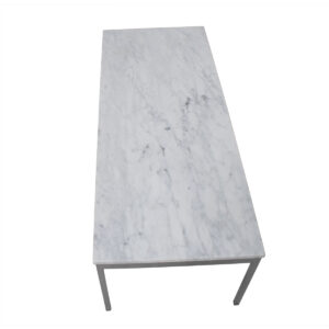 Florence Knoll Chrome & Marble Coffee Table