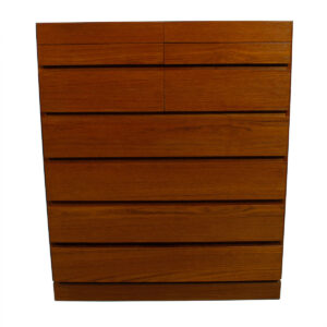 Danish Modern Tall Teak ‘Organizer’ Dresser