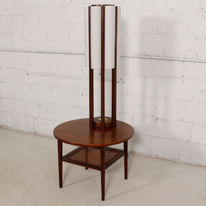 Architectural Modernist Tall Table / Floor Lamp