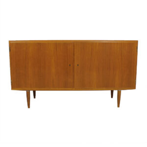 Locking Condo-Sized Danish Teak Sideboard