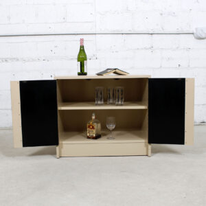 Milo Baughman Bar / Media Cabinet with Rosewood Doors.