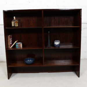Condo-Sized Danish Rosewood Adjustable Bookcase / Display Cabinet