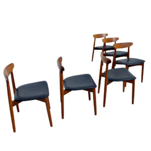 Harry Ostergaard for Randers Teak Dining Chairs