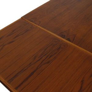 Danish Modern Teak Compact Expanding Dining Table